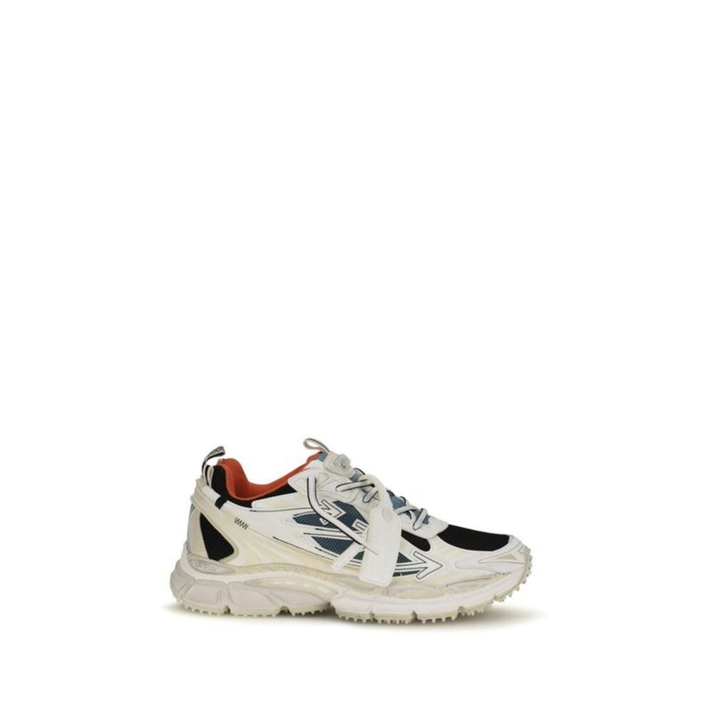 Off-White Multicolor Fabric Athletic Men's Sneakers